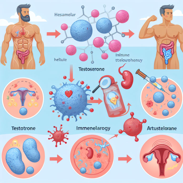 Effet de la testostérone sur le développement de la tolérance immunitaire