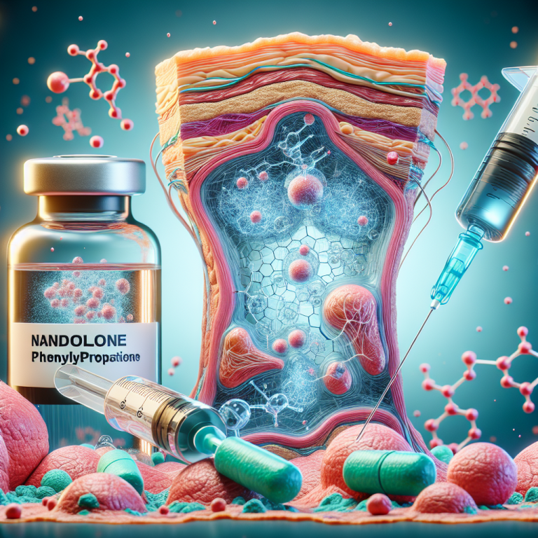 Infusion de phénylpropionate de nandrolone pour la synthèse du collagène et le renouvellement tissulaire
