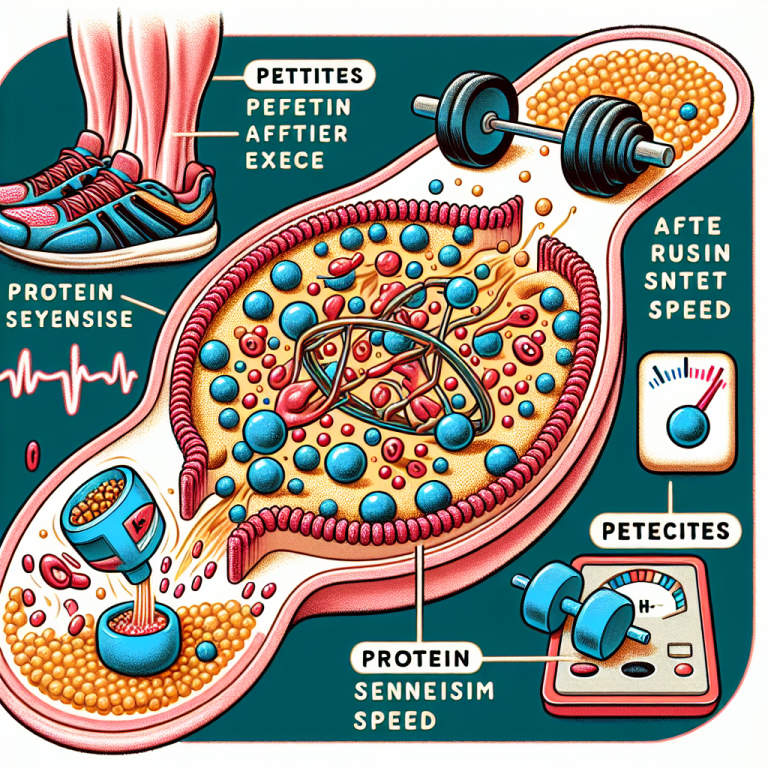 Les peptides et leurs effets sur la vitesse de synthèse des protéines après l'exercice