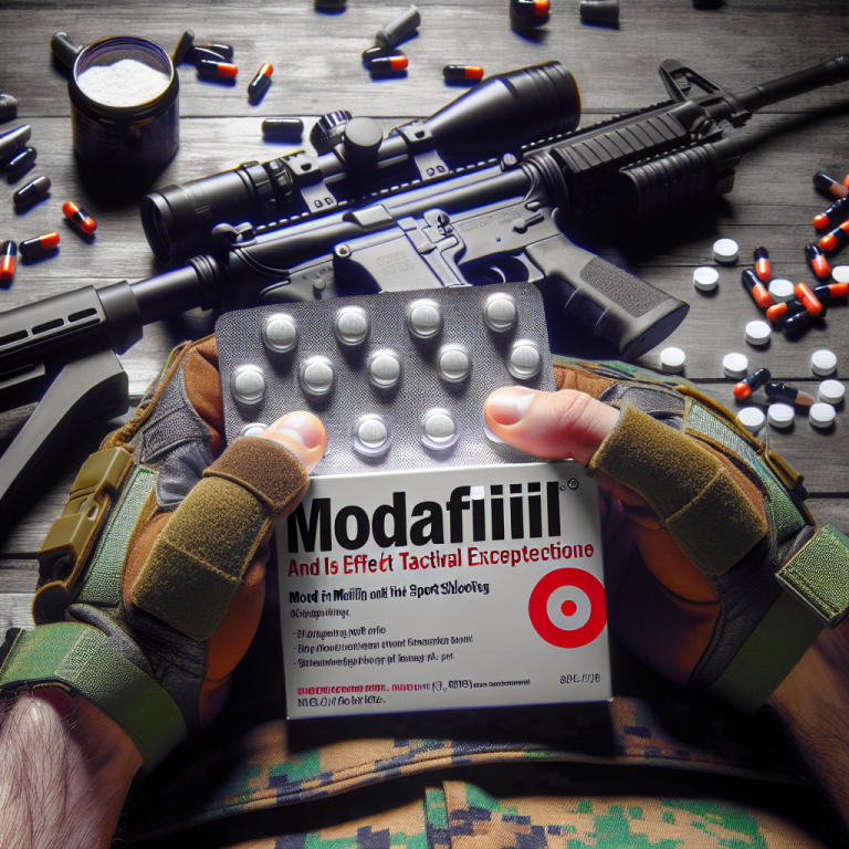 Modafinil et son effet sur l'exécution tactique dans le tir sportif