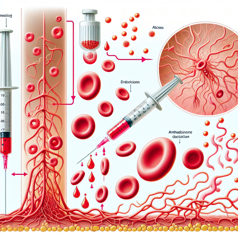 Modifications du nombre de globules rouges et de la circulation sanguine sous l'influence de la méthandiénone injectable