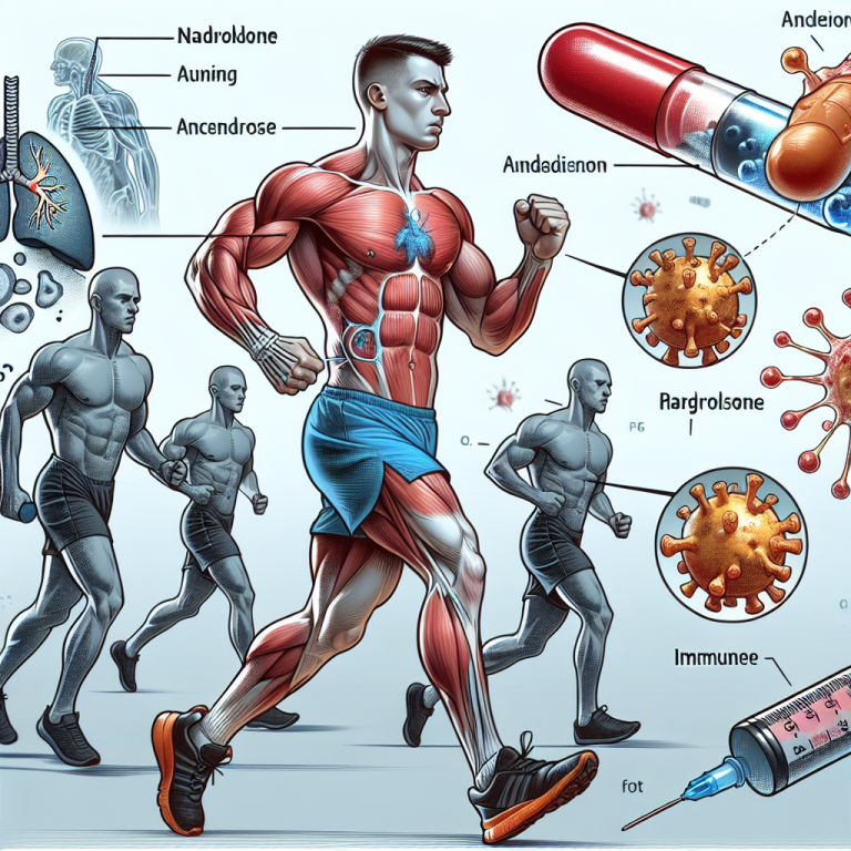 Nandrolone dans l'entraînement après une activation immunitaire