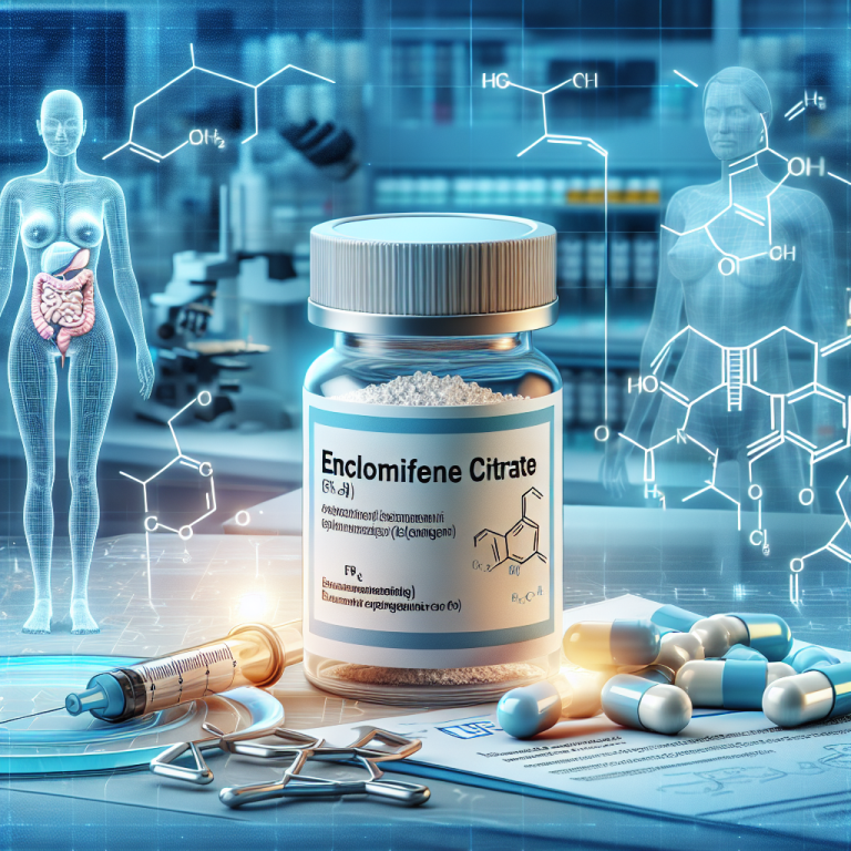 Citrate d’enclomifène dans le cadre d’un traitement anti-œstrogène Citrate d'enclomifène dans le cadre d'un traitement anti-œstrogène