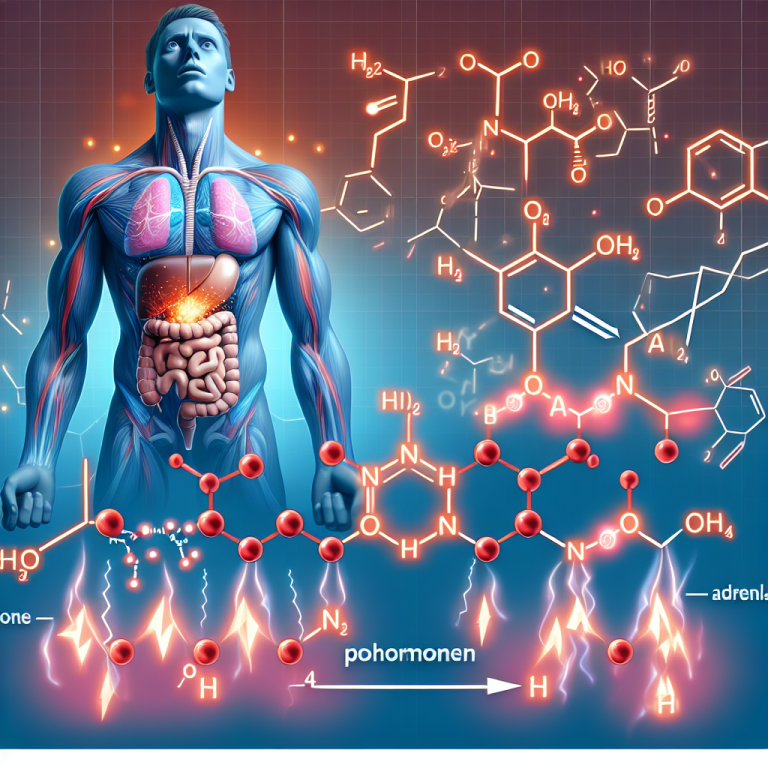 Prohormon et modifications du taux d'adrénaline