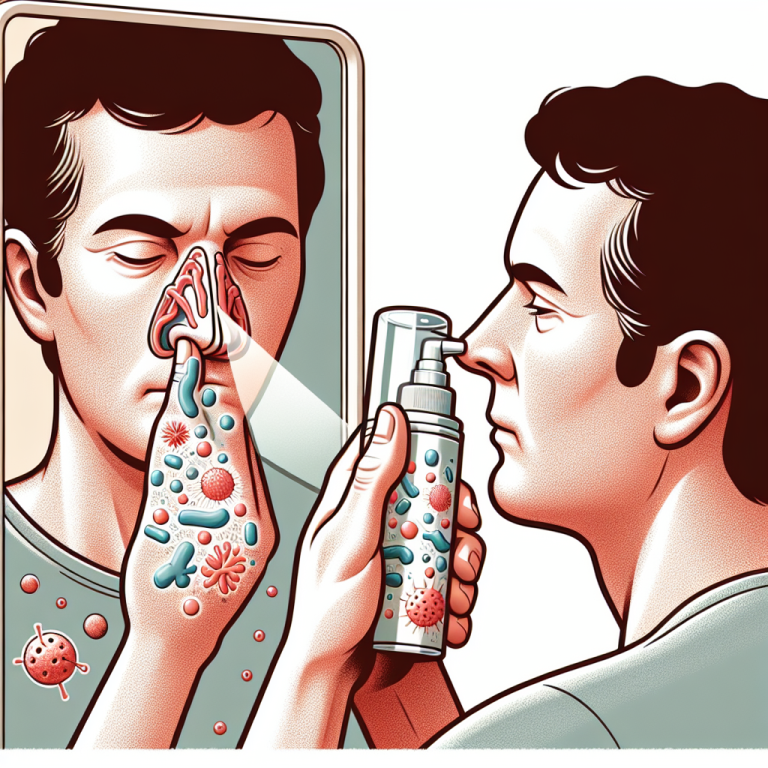 Utilisation de sprays pour normaliser la microflore nasale
