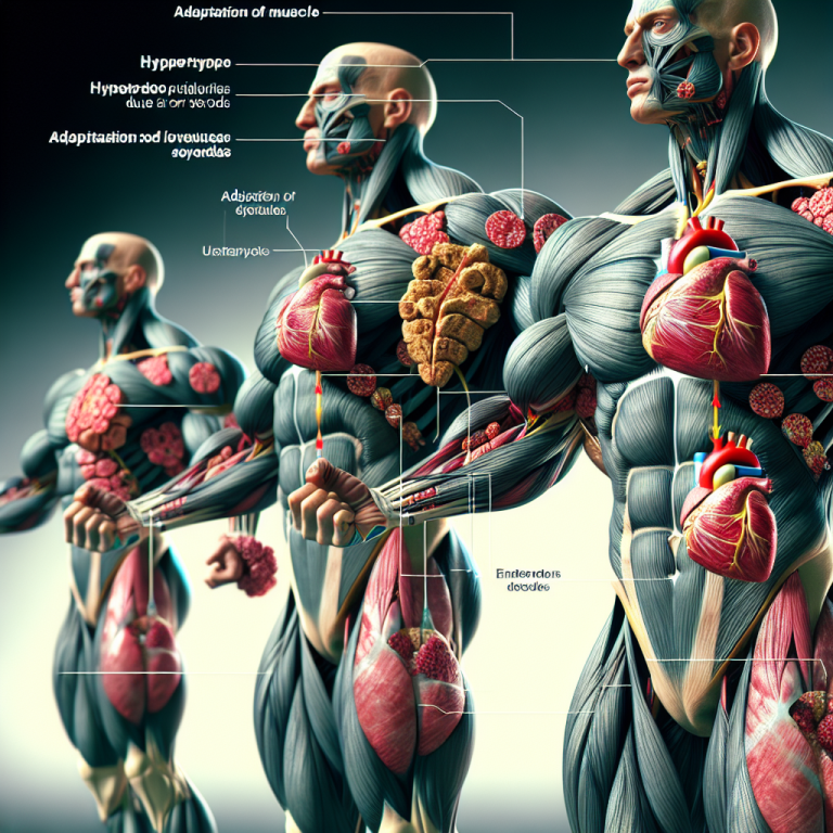 Adaptation des fibres musculaires à l'hypertrophie grâce aux stéroïdes