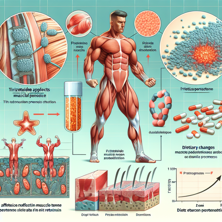 Comment le tirzépatide affecte le maintien du tonus musculaire pendant un régime
