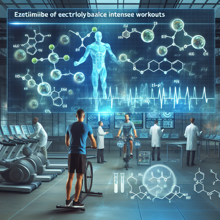 L'effet de l'ézétimibe sur l'équilibre électrolytique pendant un entraînement intense