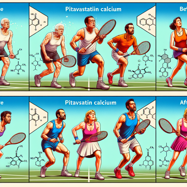 Pitavastatine calcique chez les joueurs de tennis : effet sur l'endurance
