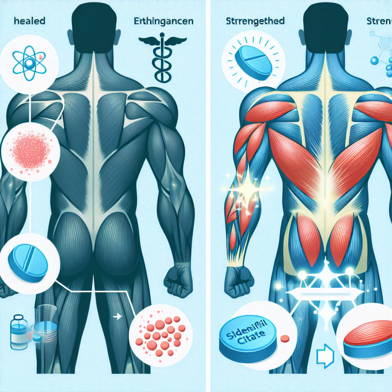 Utilisation du citrate de sildénafil pour améliorer la régénération musculaire
